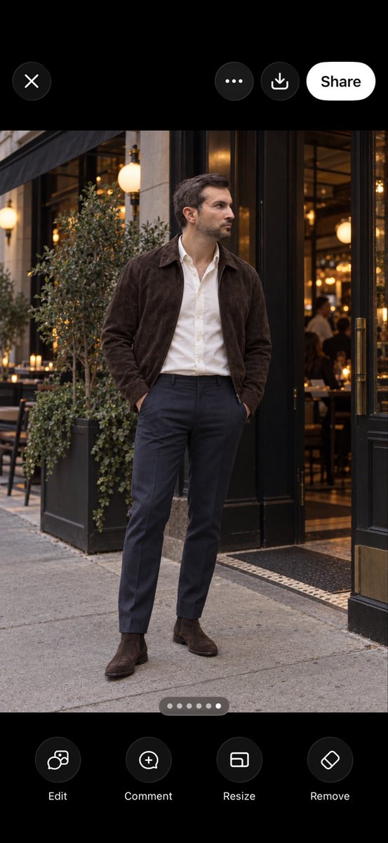 beawesomeMS's tweet photo. Absolutely wild how well image generation in ChatGPT is working nowadays. Super easy to let it act as your fashion advisor and test out new looks. Hard part is still finding the right pieces I guess and probably not perfect for an expert. But for me it is a gamechanger. https://t.co/PjRVkdmicD