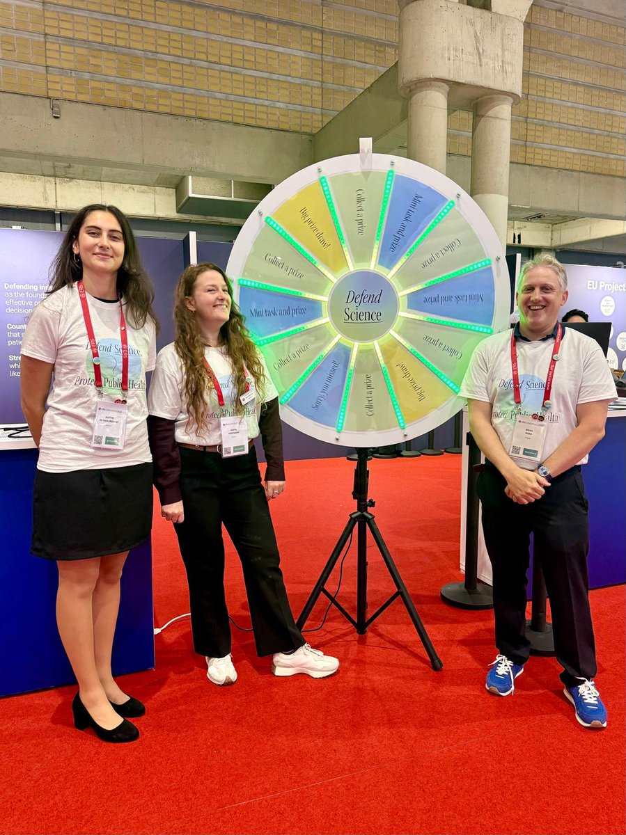 EuroRespSoc's tweet photo. Visit the #DefendScience #ProtectPublicHealth stand in the World Village and spin the wheel for your chance to win prizes – which could include a free #ERSCongress 2027 registration, an ERS Bookshop voucher, and more! https://t.co/cCsdc85XoJ