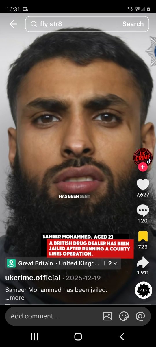 lockyyuru's tweet photo. A Pakistani drug dealer (terrible I know) got sent to prison 

And all the white boys are saying deport

Whilst all the white girls are thirsting over him 

Britain in 2026 https://t.co/Tw1evHBuqL