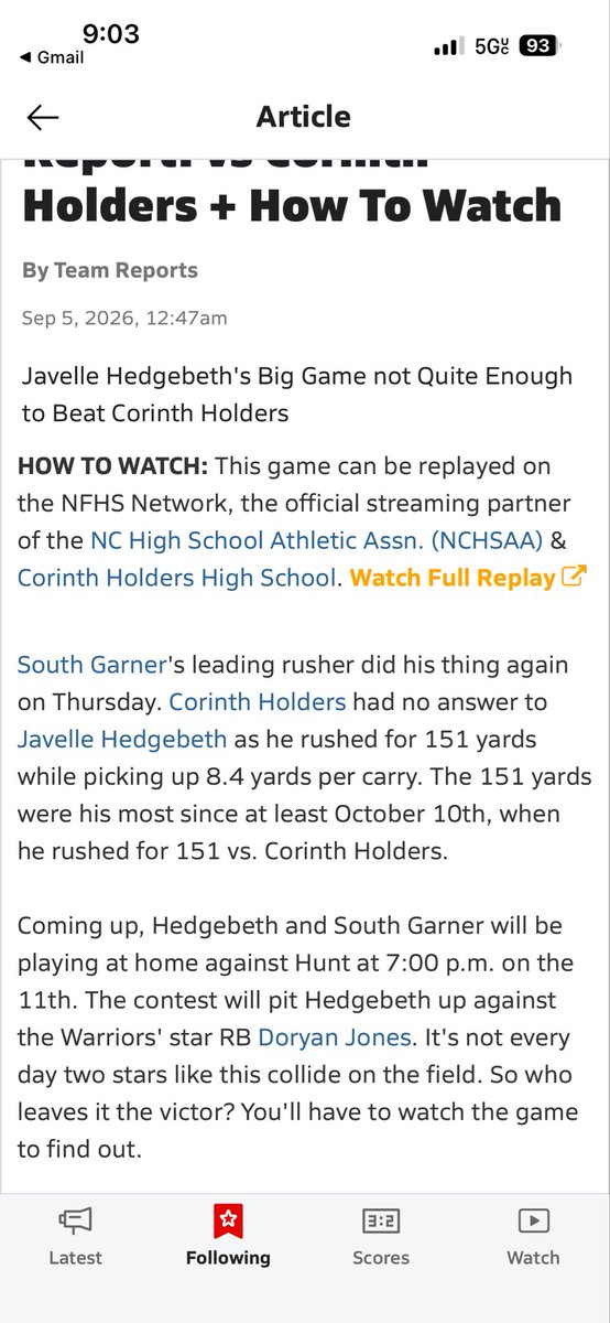 JWHedgebeth's tweet photo. Big runs from last game! https://t.co/73xSMIg95J