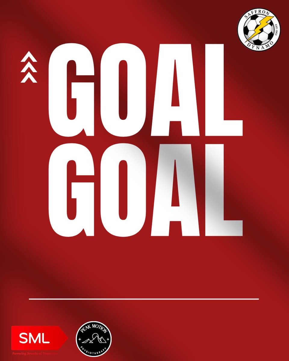 saffrondynamofc's tweet photo. Goal for Saff 

Emeka wins the ball high beats the defender and finishes it 

@copsewoodFC 1-2 Saffron Dynamo 
77’ https://t.co/S19UAI4MS9