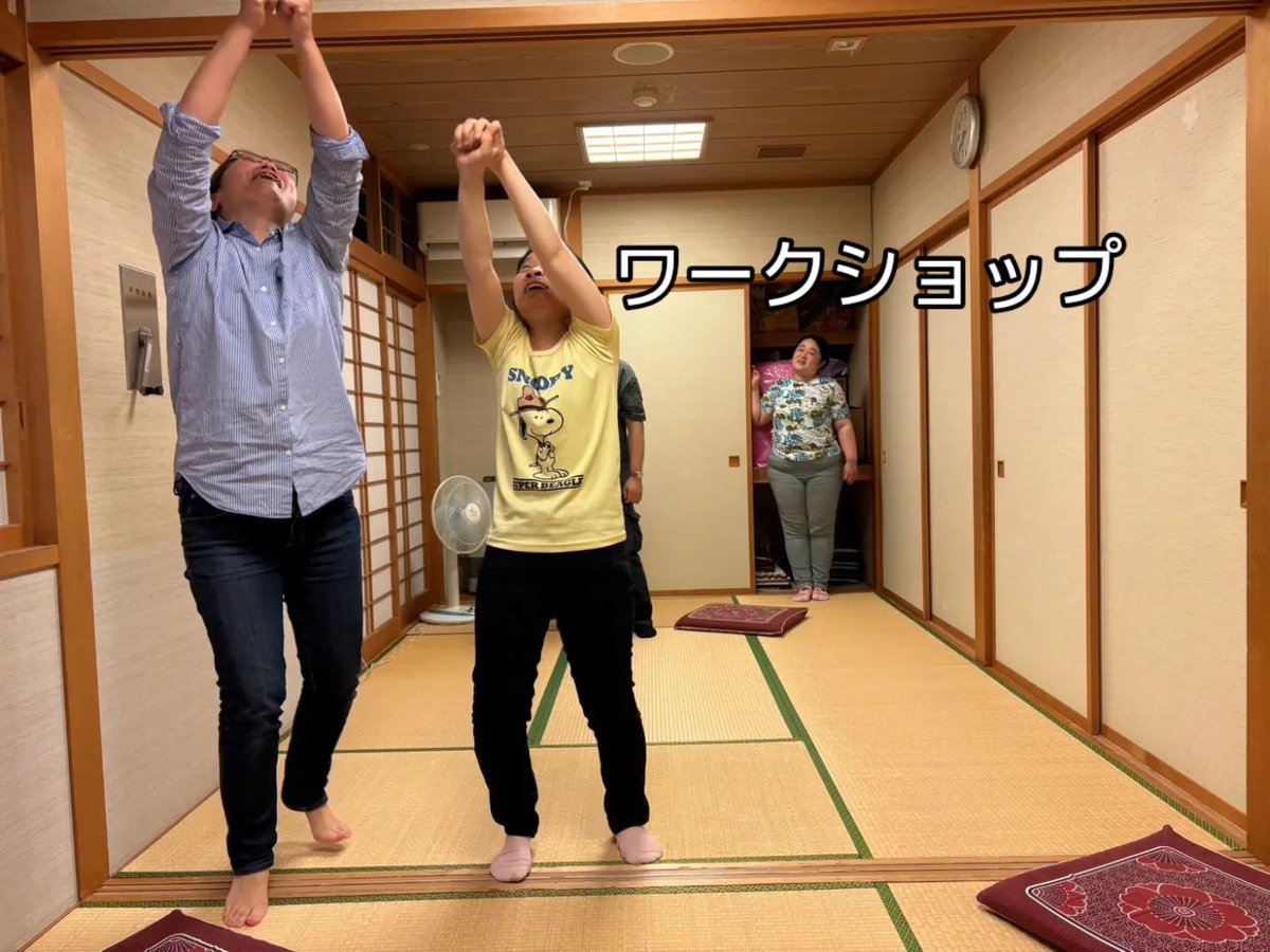 improsendai's tweet photo. 【ワークショップ】

インプロワークショップは
毎週水・土・日を中心に開催中🙌✨

お芝居をする人だけでなく、コミュニケーションを学びたい人や、学生さん、高校の先生、ミュージシャンも参加しています♪
以前、演劇をやっていて久しぶりにやりたくなった人もいらっしゃいませ～！🥰
↓ https://t.co/pz0n3zBlm4