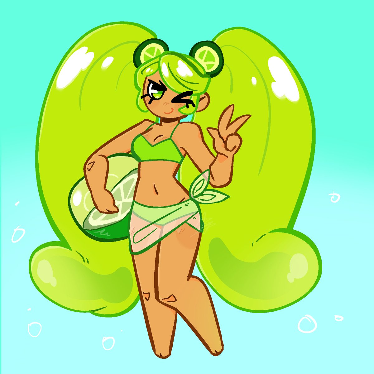 Azmoonshine1's tweet photo. lime cookie https://t.co/fce0IjqJyQ