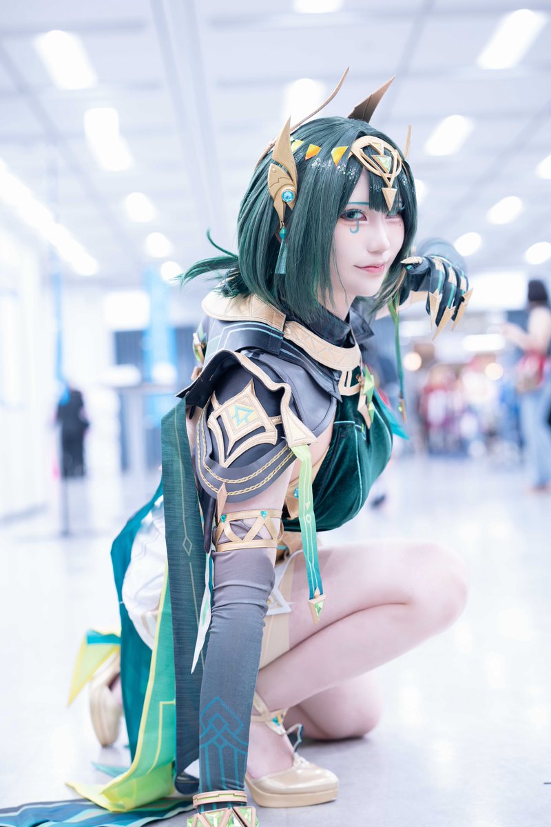 meru_cos_2205's tweet photo. 【原神/ネフェル】

嘘はいけないね

 #アコスタ池袋
 #GenshinImpactㅤ https://t.co/S6VEIgnrQc