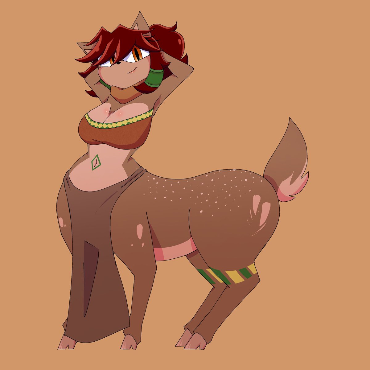 209Eevee's tweet photo. This is Nascha the deer centaur, my another oc ☺️ https://t.co/WqmGlm2L4E