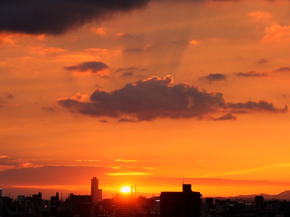 avanzaceo's tweet photo. お疲れ様でした
#大阪 の夕景
#あべのハルカス 　#通天閣 https://t.co/LH1uAETWtW