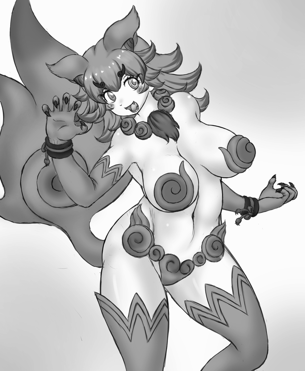 nekomock's tweet photo. シーサーライト（村）のモノクロ絵描きました https://t.co/Ax9RtWzxgK