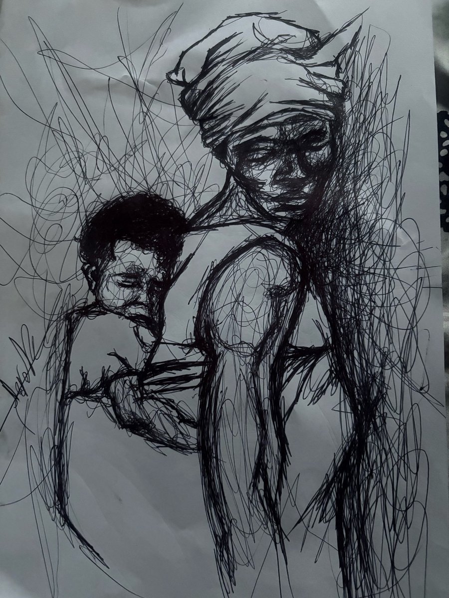 mar80549's tweet photo. My new painting, if you see it, leave a dot to break the algorithm https://t.co/gV9LXxj9uE