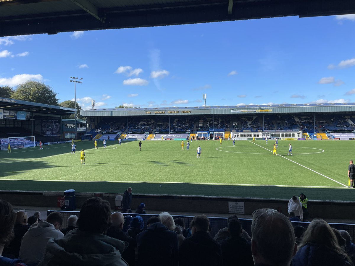 Sanny_Rudra's tweet photo. Bury 7-0 up against Wythenshawe in the FA Cup first round qualifier.

A sub plot - booing Darius Palma. Three years ago fans raised 7k for a shoulder operation, only for Palme to leave for a new team soon after.

 ‘We want our shoulder back’ sing the home fans. #facup

(Now 8-0) https://t.co/J6PUcosu0h
