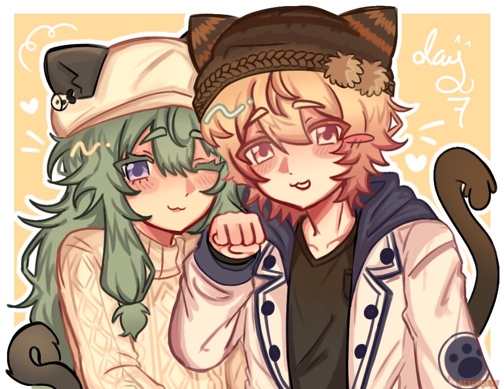tsukqsas's tweet photo. Day7! Yaayy very fun week guys. you'll barely catch me here after this one #nenekasaweek2026 #司寧々 #Prsk_FA https://t.co/oU6Tqjadfj
