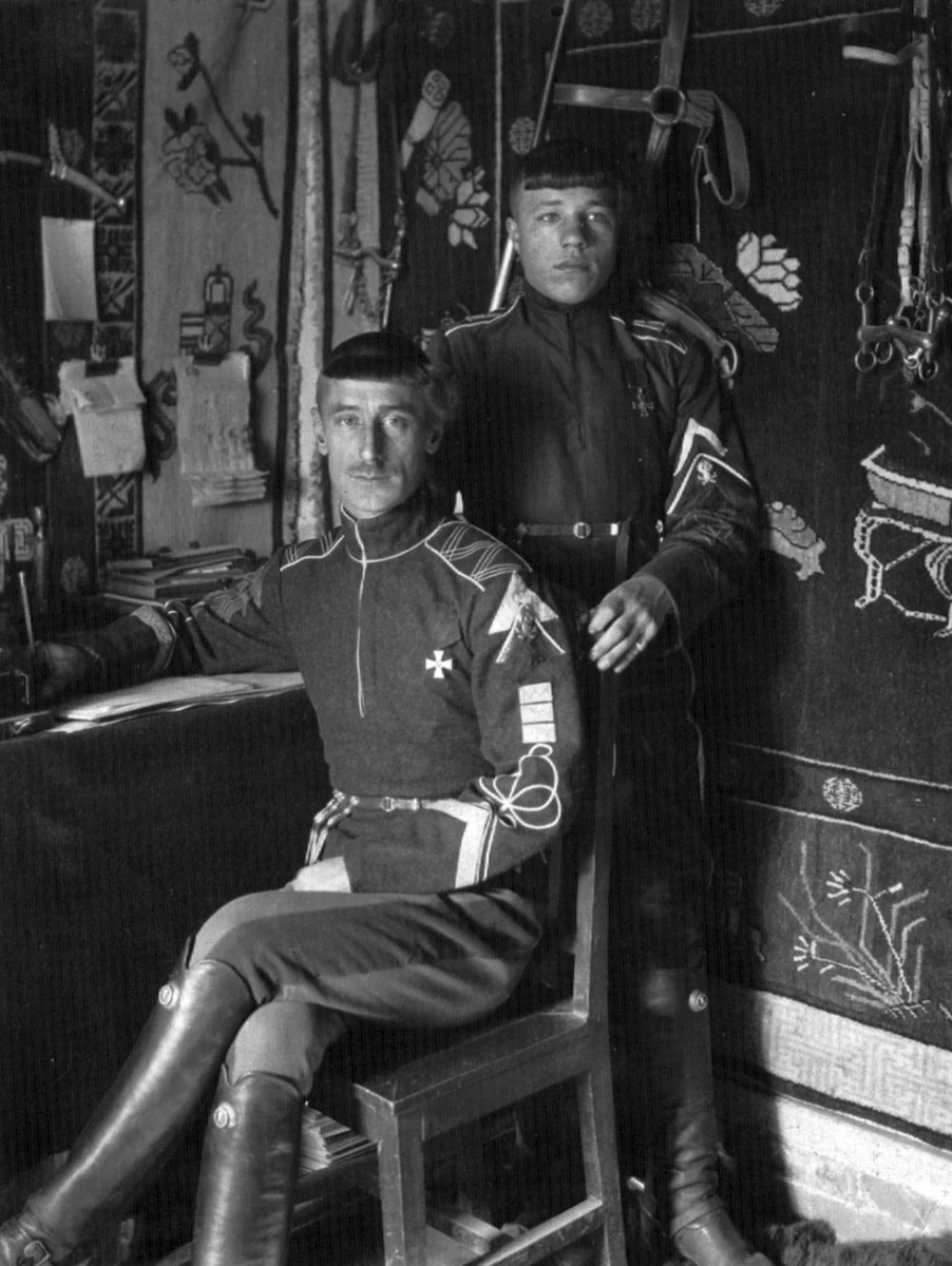 LaocoonofTroy's tweet photo. "Black Ataman" Boris Vladimirovich Annenkov, General and Ataman of the Siberian Cossacks, and commander of the Seven Rivers Army during the Russian Civil War. https://t.co/id9hKIiVhH
