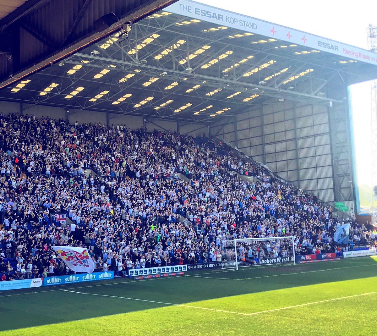 TROSC_TRFC's tweet photo. Tranmere are back, Tranmere are back…..

#SWA https://t.co/kZeTr5Jv9l