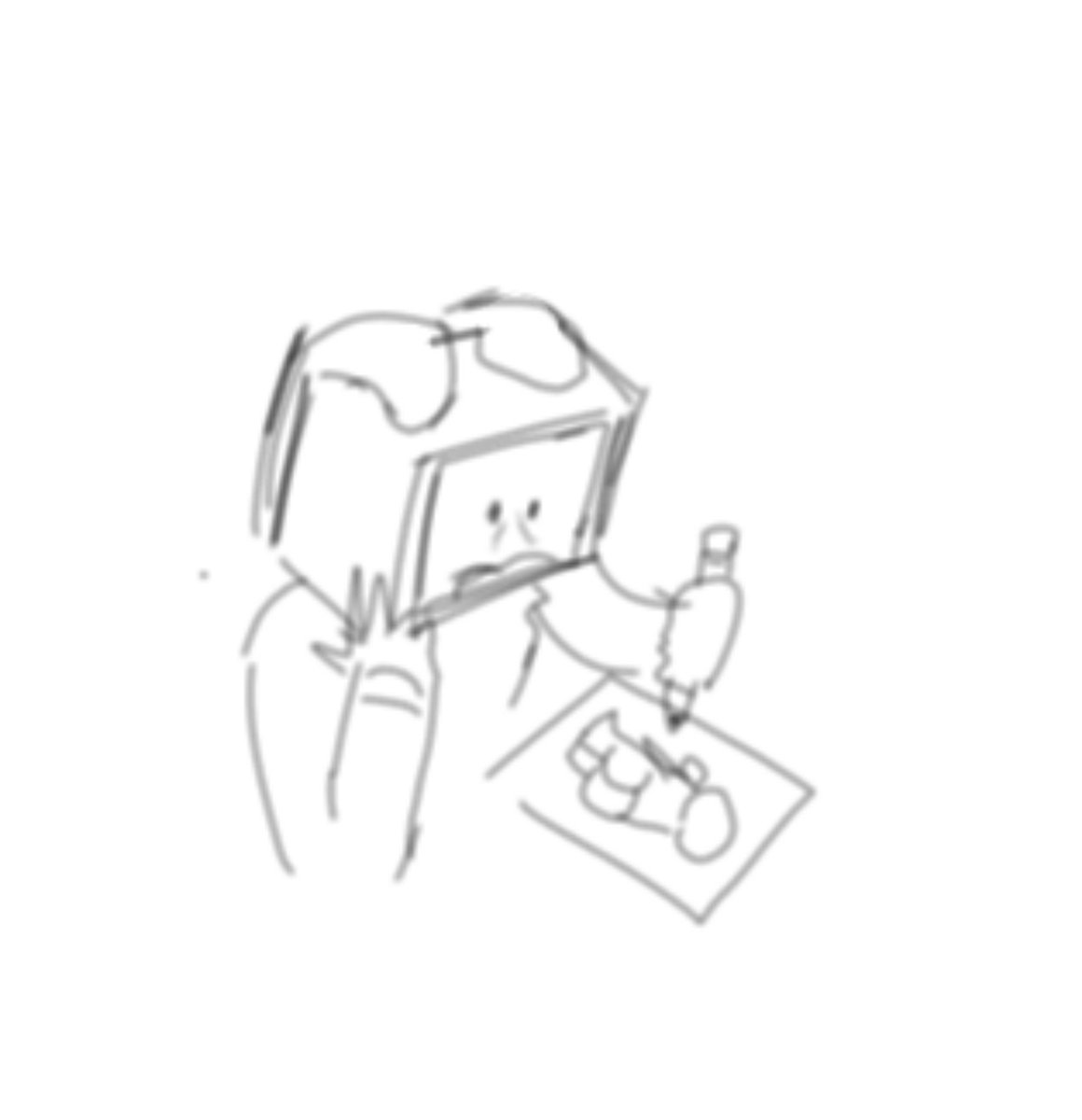telebunnz's tweet photo. how it feels to draw thick women instead of my beloved gay porn so I can get twitter liles https://t.co/a9dj3PoB1u