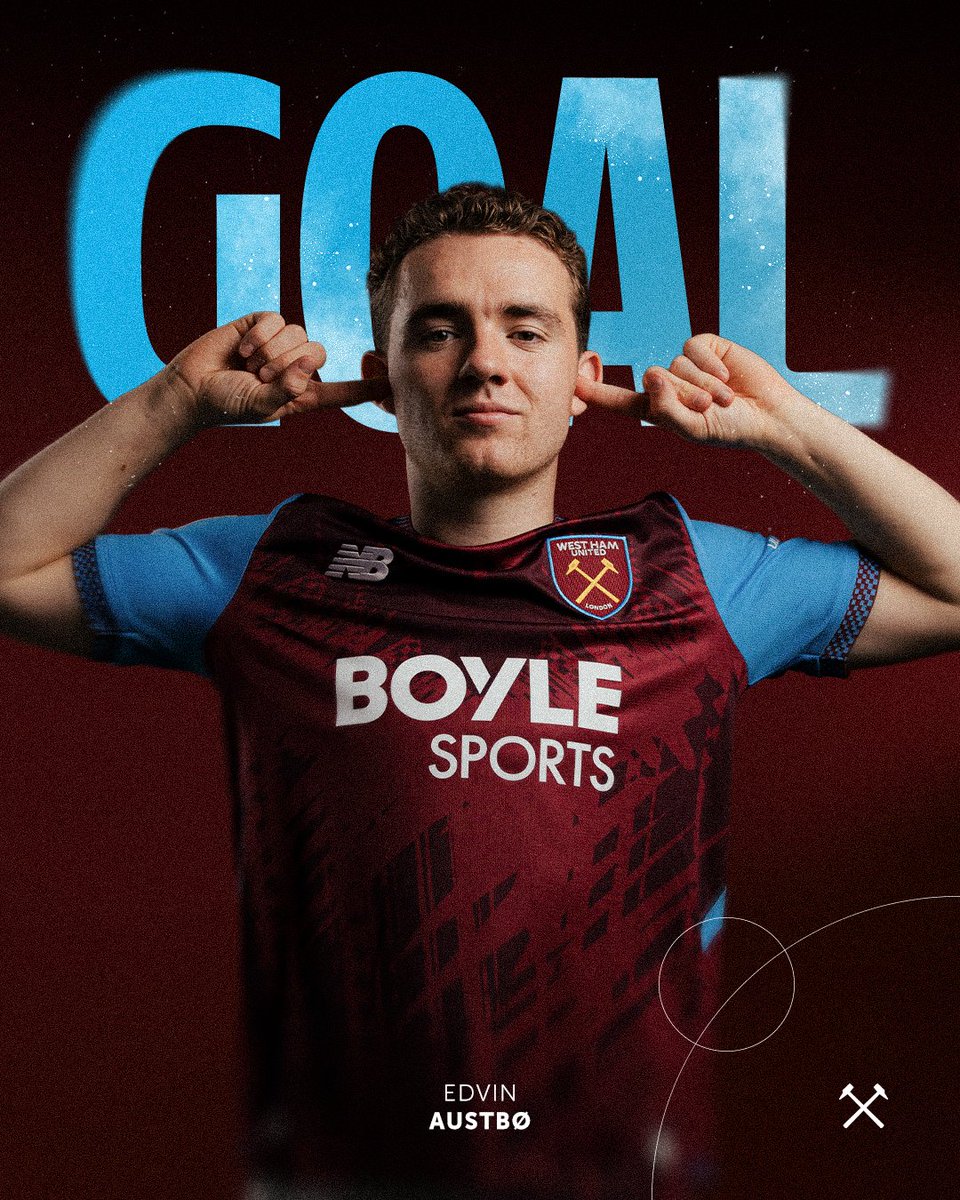 WestHam's tweet photo. EDVIN IS ØFF THE MARK!!! 😍

⚒️ 2-0 ⚪️ (87') https://t.co/yPHZHxzLMV
