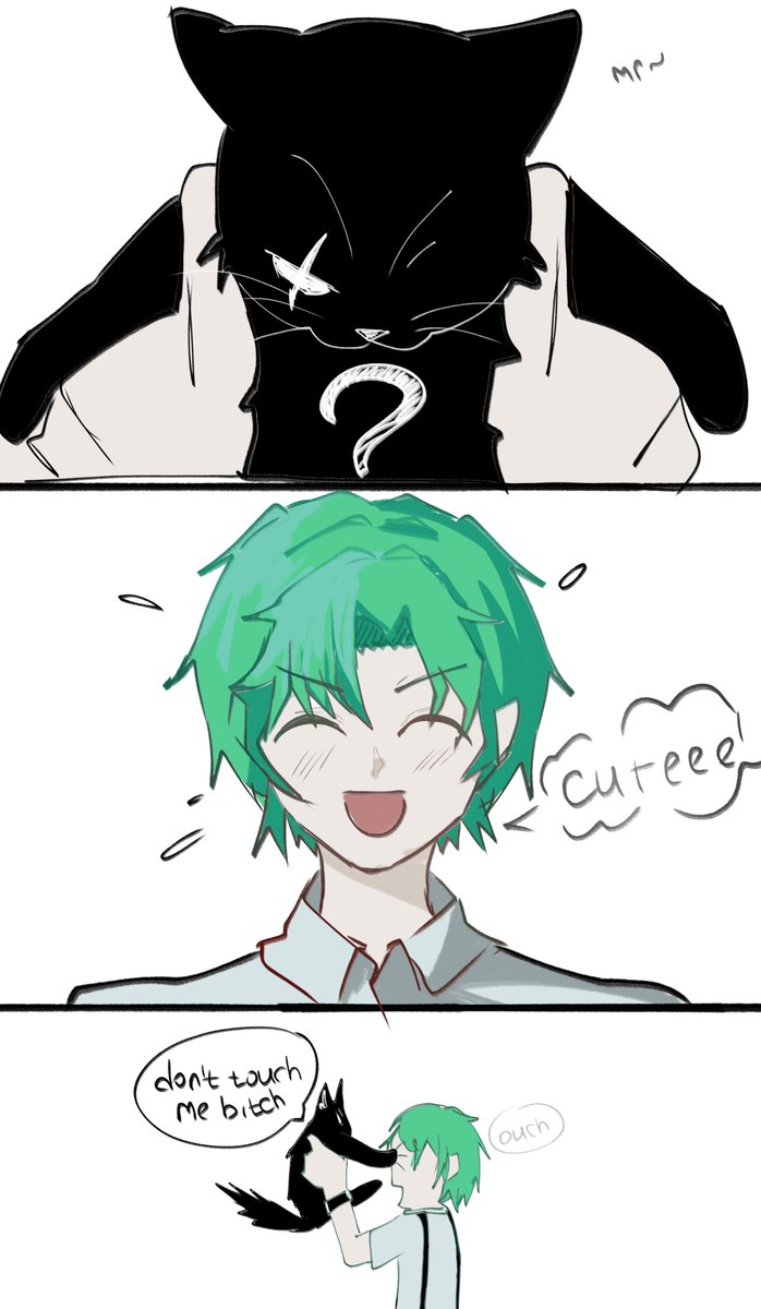 Suewaqee's tweet photo. Um I don't have a specific style , mugm kitten #wyll_fanart #mugmfunart https://t.co/btPZsq8pw7