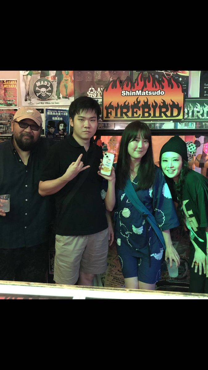 itsuka94's tweet photo. 初めてライブを観た時に人目聴き惚れしてからずっとファンで、とってもとってもお世話になってきたバンド3beat、
活動休止前の最後のFIREBIRDでのライブでした。
心のも身体の疲労も消し去ってくれる大好きなバンド🥳
#3beat
#新松戸firebird https://t.co/wQ2APfVruP