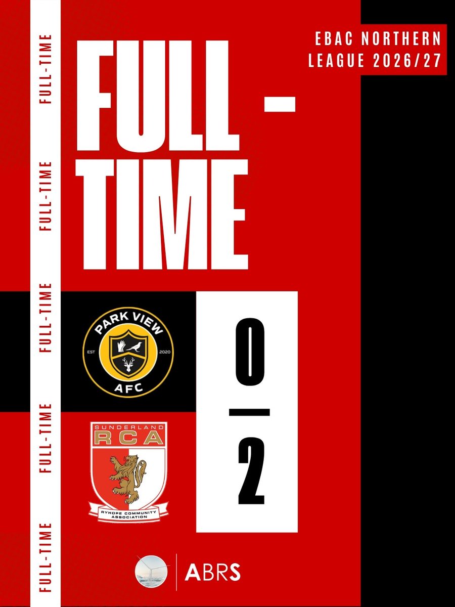 SunderlandRCA's tweet photo. ⏰ | Full Time

WHAT. A. WIN.

McGeorge and Docherty goals see us take the three points back to Ryhope.

#RCA https://t.co/yRrulJb2Ze