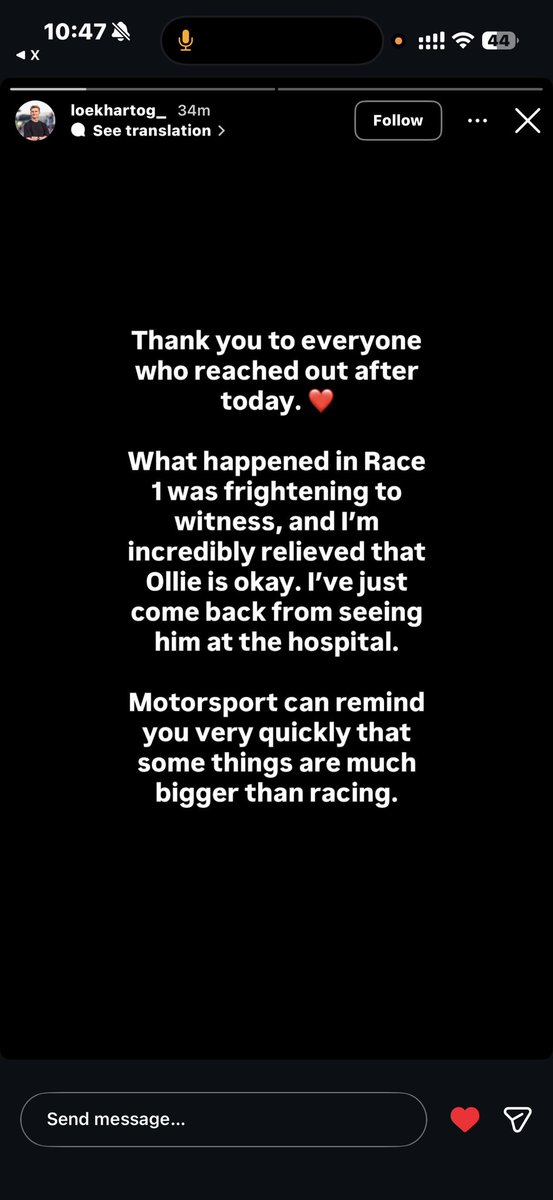 chadaanisreal's tweet photo. เข้าใจเขาทุกอย่างเลย ช้อตที่บอกว่า somethings  are much bigger than racing คือแบบนี่แหละ ใครที่ยังพูดว่าแข่งต่อได้ทำไมไม่แข่งต่อโปรดมองเรื่องว่ามันไม่ใช่เรื่องเล็ก ชีวิตคนคนนึงเขาก้มีครอบครัวให้กลับไปหาอยู่เหมือนกันนะเว้ย 😭 https://t.co/Pub0tETRZL