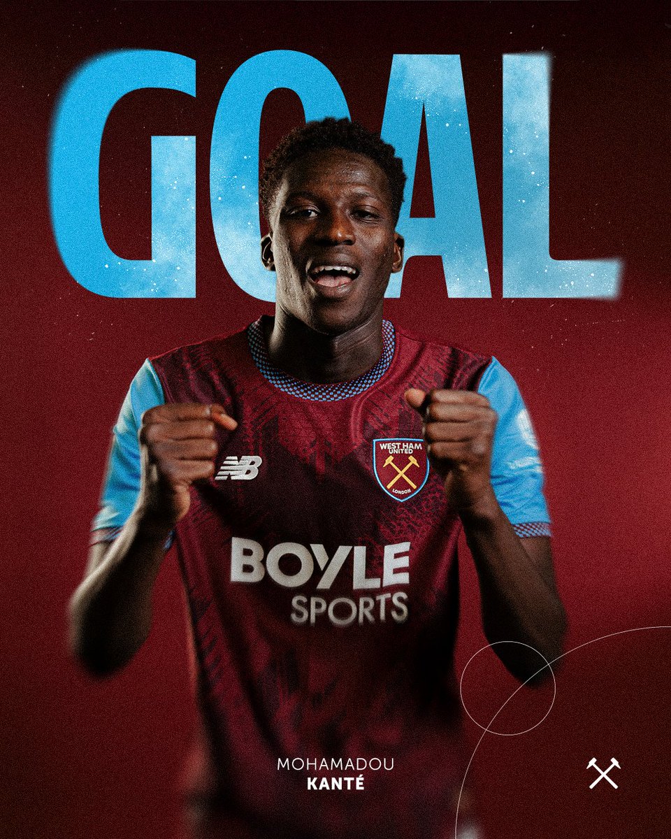 WestHam's tweet photo. MO SETTLES IT! 💥

⚒️ 3-0 ⚪️ (90+5') https://t.co/f4GUTQgLLI