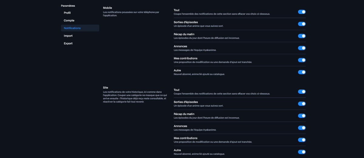 Hyakanime's tweet photo. Bonne nouvelle pour les utilisateurs web, la gestion personnalisée des notifications est disponible dès maintenant ! 🔔

Disponible dans les prochaines semaines sur mobile. https://t.co/MAbYeumz1i