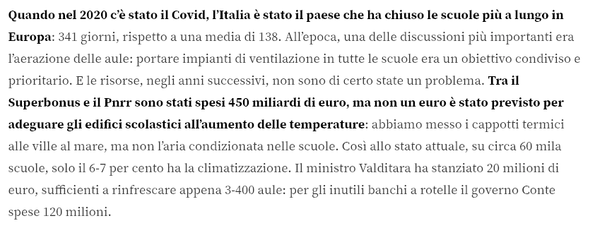 Phastidio's tweet photo. Resistete: appena tornerà Conte, arriveranno i climatizzatori a rotelle 🤡

I 450 miliardi buttati senza comprare un solo condizionatore per le scuole https://t.co/9F0Wt7ltv6 https://t.co/bj5g3yHECP