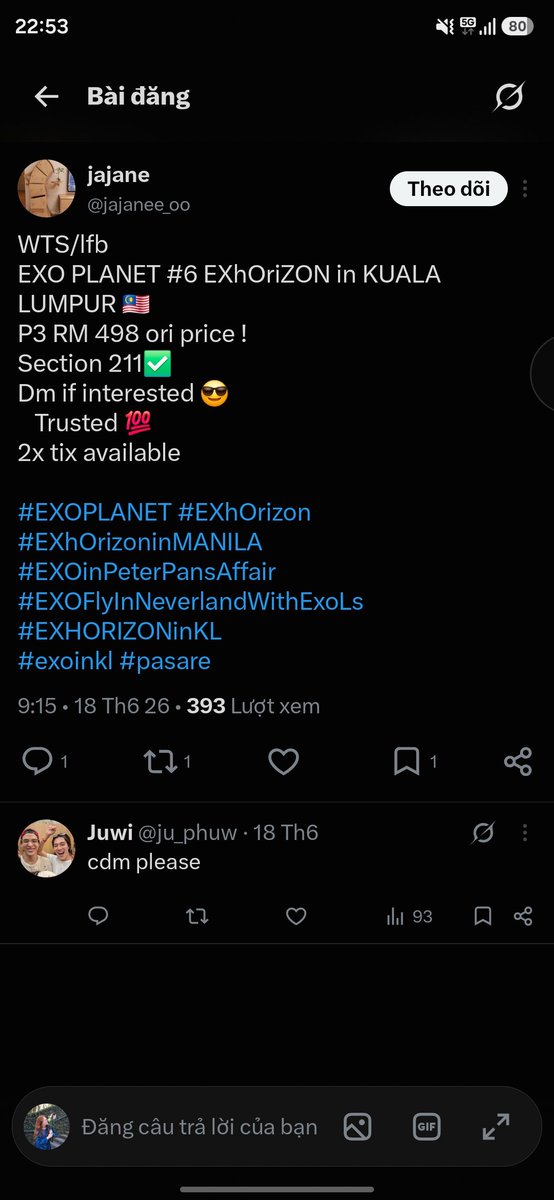 kynnie310's tweet photo. @ju_phuw Hi, may I ask if you’ve ever traded with this account before? Are they trustworthy? https://t.co/hgiKw1L0FP