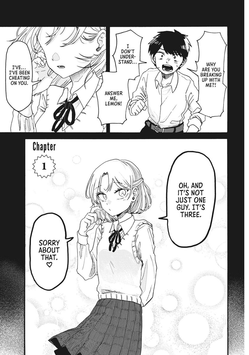 Noah_Sky1's tweet photo. I think this is the best ending possible. Not everyone gets a 2nd chance at love with the same person. I'm glad the author had the balls to not give the win to Lemon just because she's the main girl. https://t.co/CdpPR3nf7N