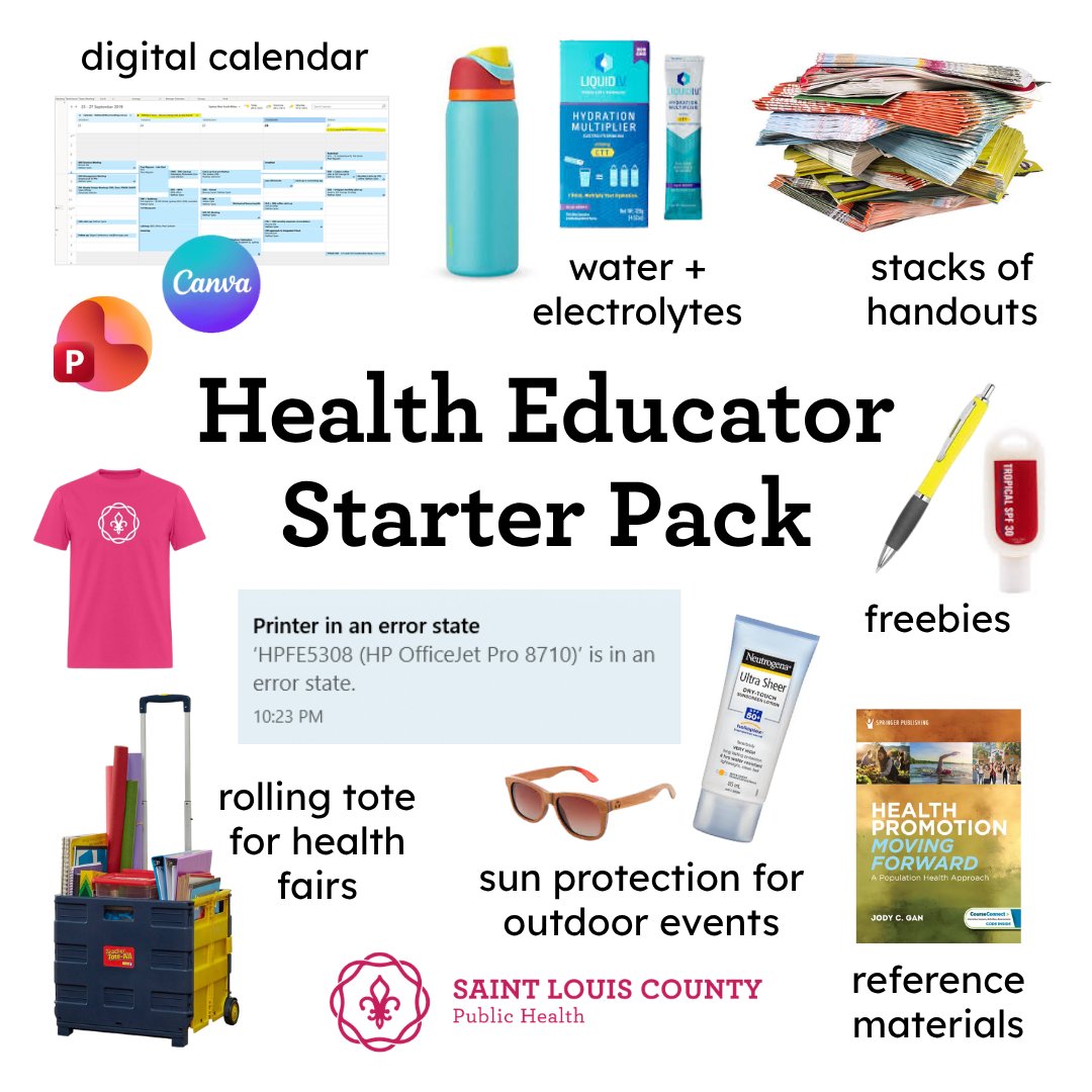 StLCountyDOH's tweet photo. Starter packs -- public health edition! Which one would you be? 😎 https://t.co/i0COo3VjJj