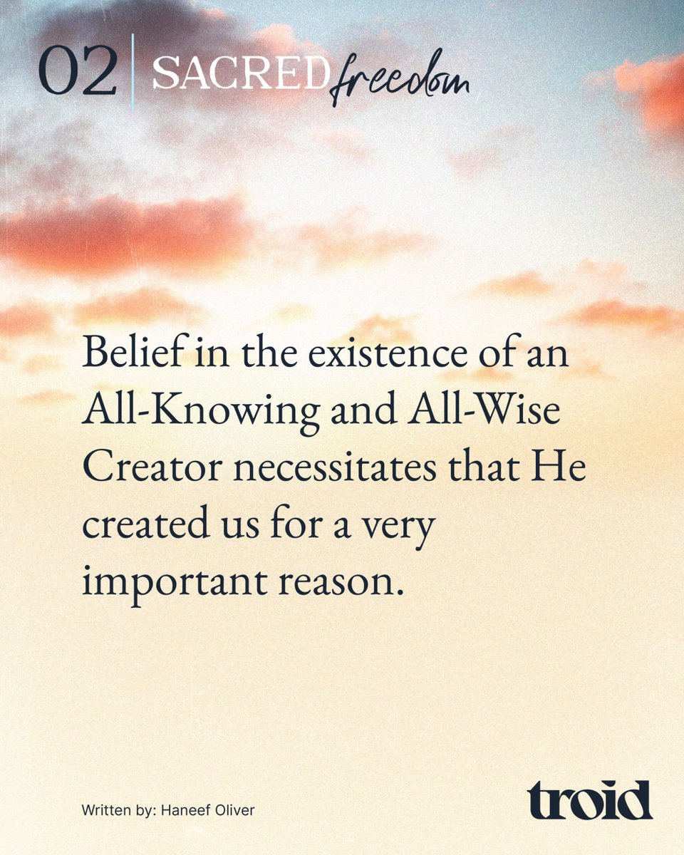 troidorg's tweet photo. The All-Wise Did Not Create You in Vain
Sacred Freedom https://t.co/mPTVK39gXi