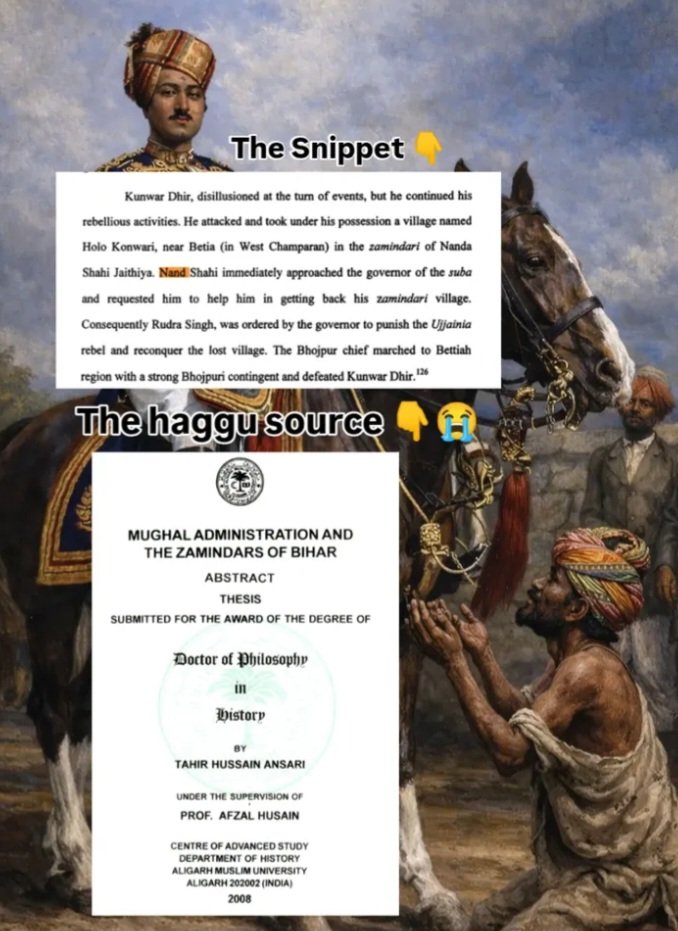 bhu2999's tweet photo. Another Betibechpoot sadakhaggu Fake snippet debunk that they attack bettiah raj 🤣🤣🥀 https://t.co/q1NnSGsRja
