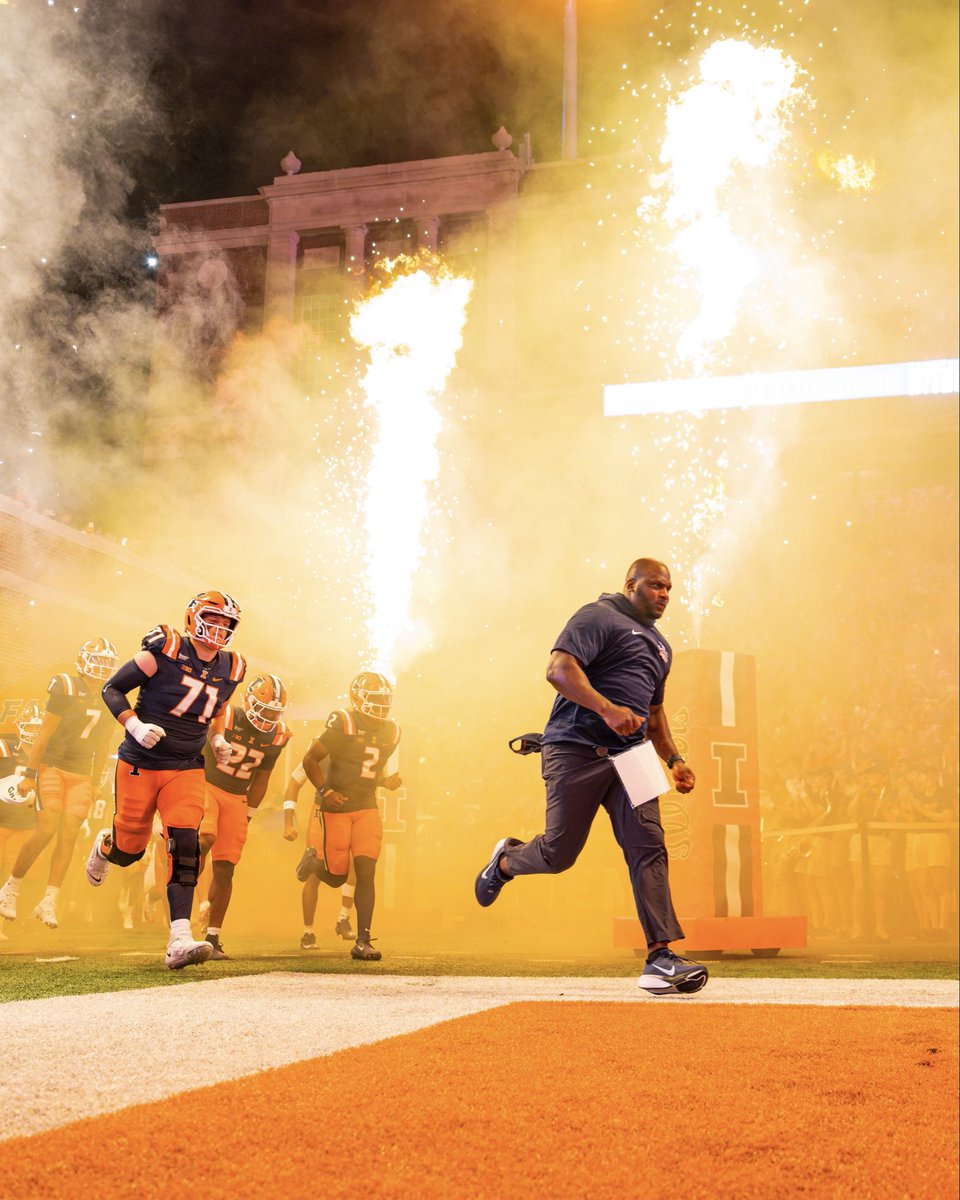IlliniFootball's tweet photo. Nothing like Gies Memorial Stadium. 

See you next Saturday. https://t.co/fF1QKvJ9WC