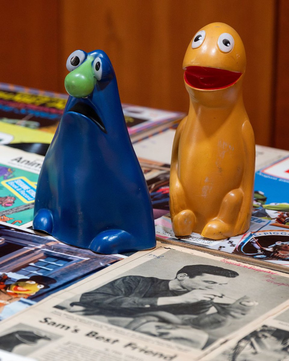 UMDLibraries's tweet photo. Today is the 50th Anniversary of the debut of The Muppet Show and we're celebrating by highlighting Jim Henson's work throughout our collections! Check out more about some of these pieces: https://t.co/VopdlCf9dJ https://t.co/mibdwoKkuz
