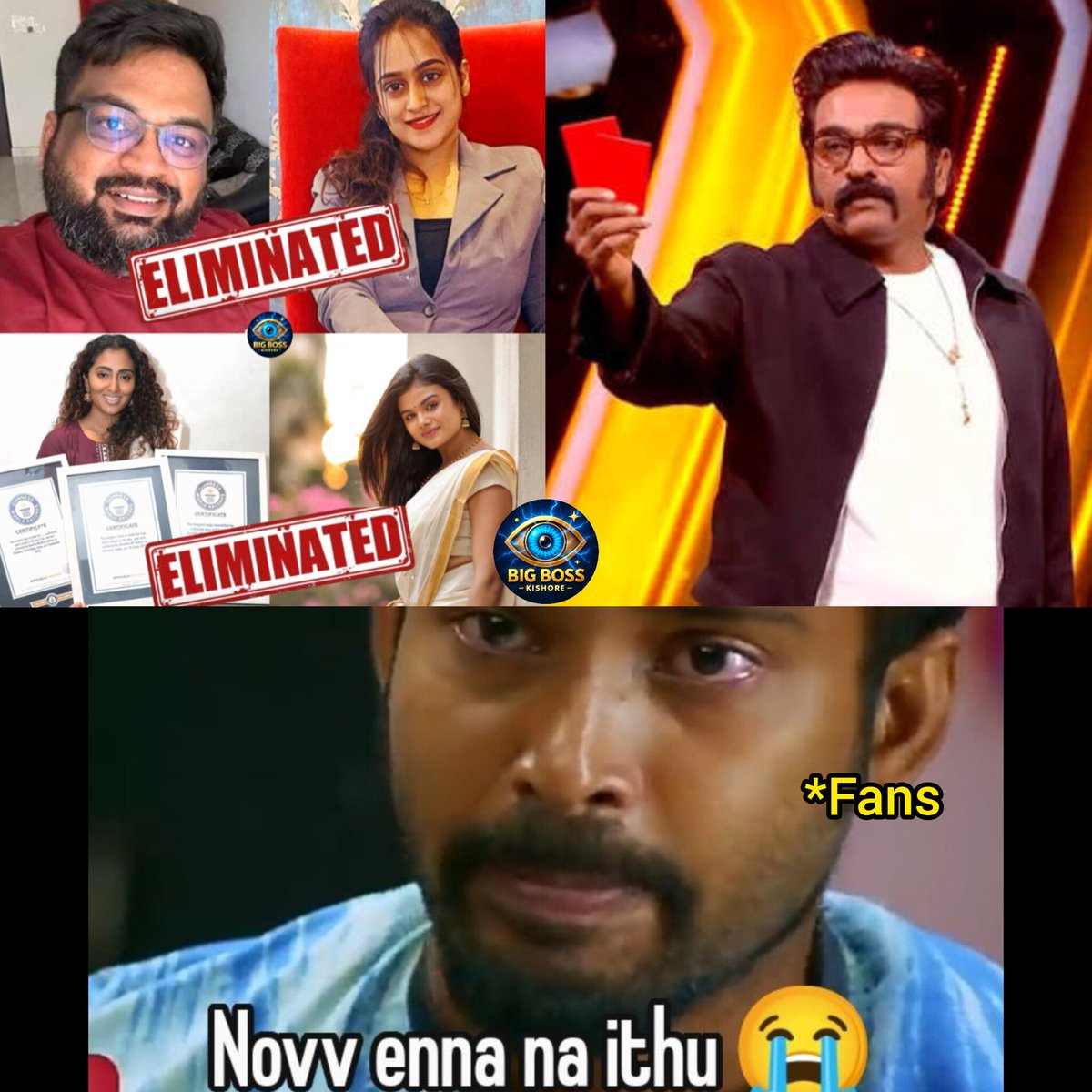 BBkishorex's tweet photo. #BiggBossTamil10 Fans Right Now!!😏😏 https://t.co/sQIBaQzqAz