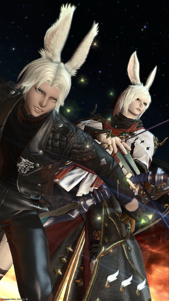 Alice6FF14's tweet photo. イケウサ🐰バディ https://t.co/BlaoMwRc4d