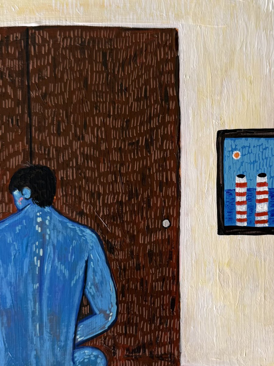eliechammaa's tweet photo. 'Outro' 🛌 
29.7x42cm
Acrylic on textured acrylic paper
2026 https://t.co/c8TKaw9YWD