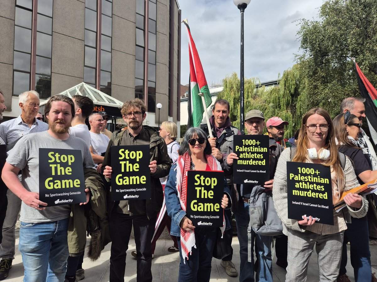 AndreaMurraySP's tweet photo. #StopTheGames (plural) no #Sportswashing #genocide #FREEPALESTİNE 🍉🇵🇸 https://t.co/bnbQQEtnfL