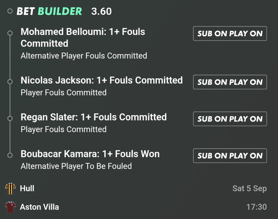 NelsonNel29's tweet photo. One for the Hull v Villa game
#bettingtips https://t.co/llzAhgl1ht