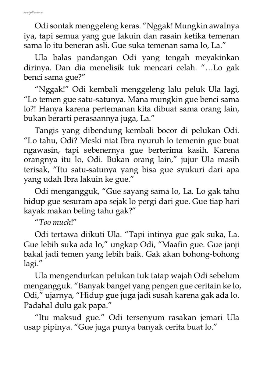 scriptreine's tweet photo. 370. [ walau asing sm ibra, yg penting akur sama mamah odi 🤗] https://t.co/zXtSg33Uq2