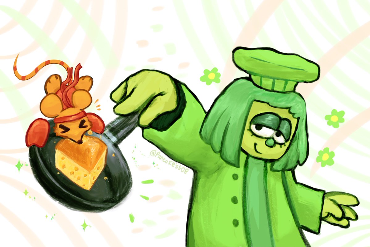 pancakeys08's tweet photo. Green and Orange 🧡💚 Love this duo
#deltarune https://t.co/AQoEzh7Cgq