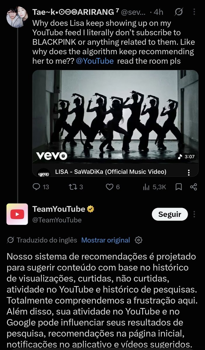 LKLISAM's tweet photo. KKKKKKKKKKKKKKK E O YOUTUBE MATANDO ESSA RATA. https://t.co/wQ7kZSrrgB