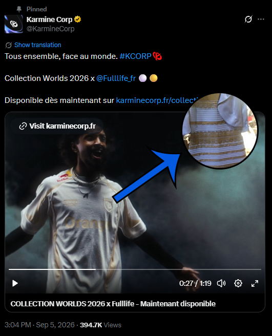 moonlitsul's tweet photo. no one will ever convince me that this new KC merch is white and gold like??? IT'S CLEARLY BLACK AND BLUE!!!! https://t.co/uKyPKu5dN9