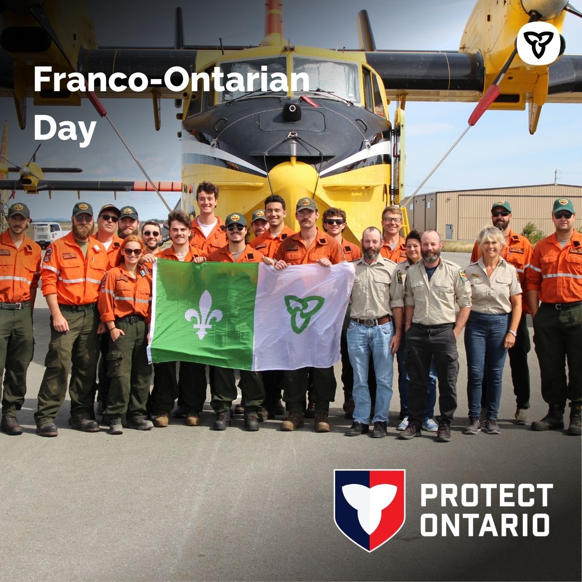 ONforestfires's tweet photo. Happy Franco-Ontarian Day! AFFES has many proud French-speaking staff throughout the province.

Prefer receiving information in French? Follow our French social media channel @ONfeudeforet https://t.co/wLIGFwp8jj