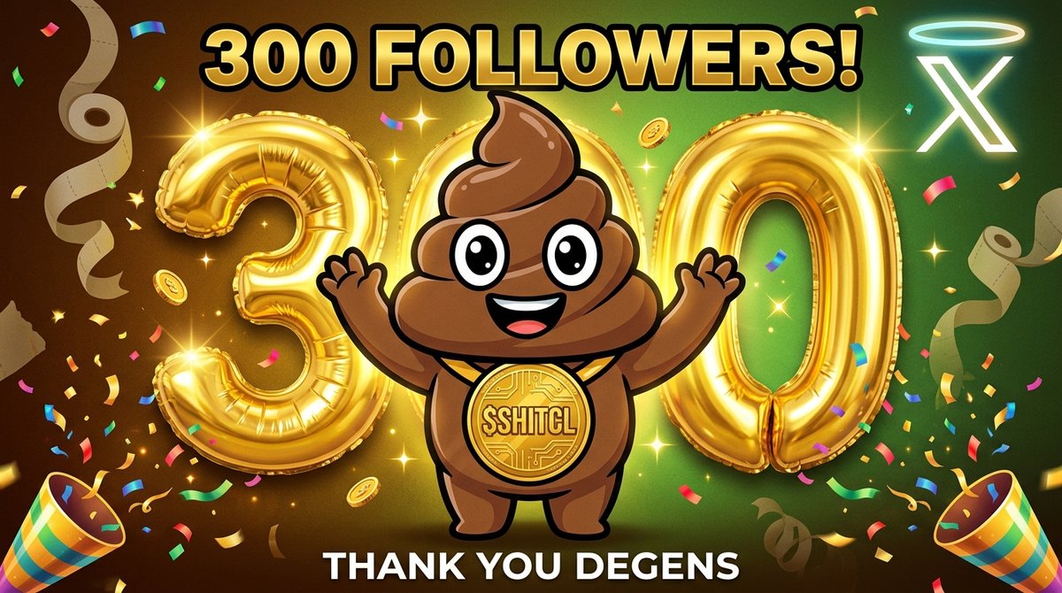ShitCoinsLovers's tweet photo. 300 degens now live in the septic tank. π½π©
Zero utility, one (1) shared brain cell⦠and you STILL followed. Absolute legends.
Next stop: 1000. Bring a friend, bring a plunger. πͺ
$SHITCL π
#SHITCL #ShitCoinsLovers #Memecoin #Solana #Piper #crypto #RobinHood #300 https://t.co/lgEyW0eGij