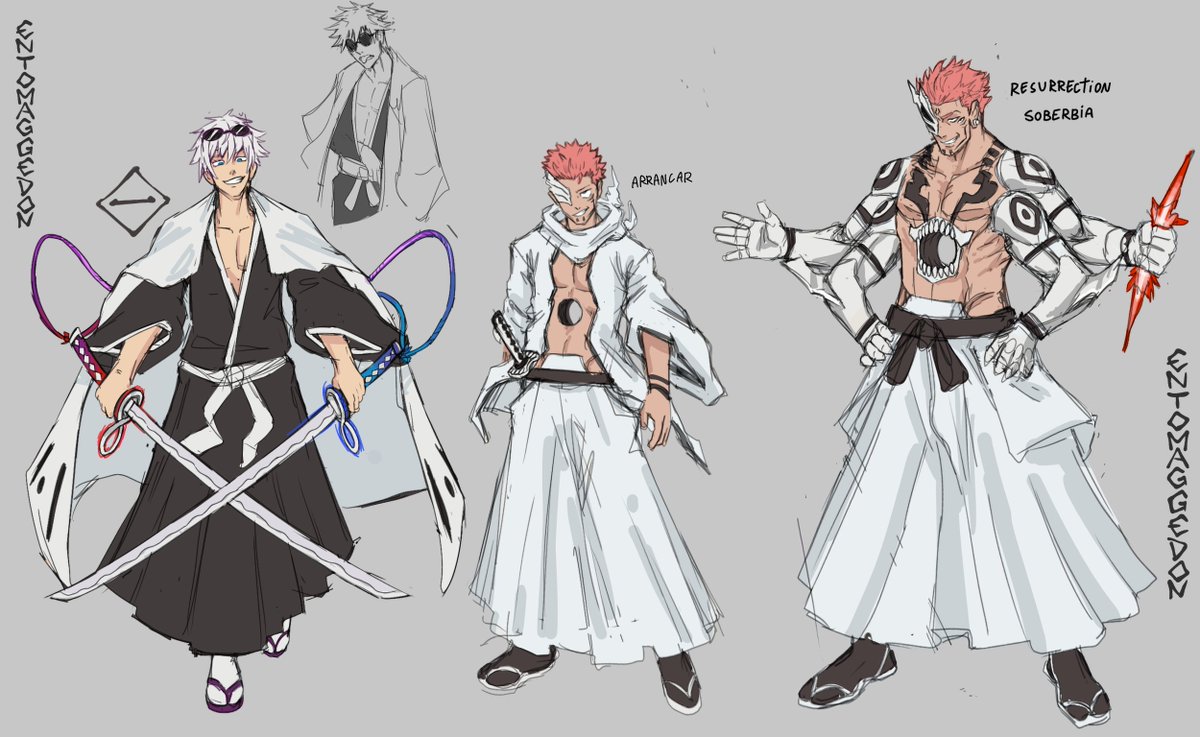Entomaggedon's tweet photo. I'm beaching it, and by it i mean Gojo and Sukuna
#jujutsukaisen #BLEACH https://t.co/gqbV9i3d4y