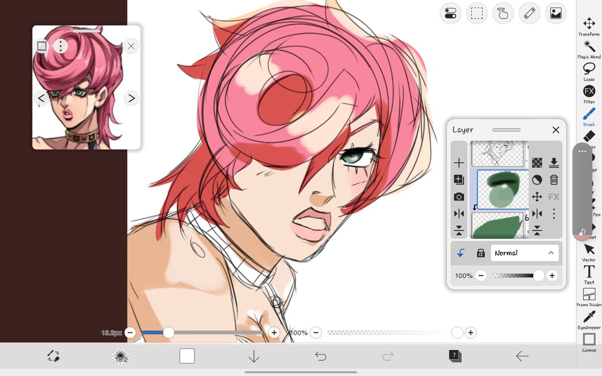 eivvv111's tweet photo. quick trish sketch... i dont like it.
#jjba #art https://t.co/1rRJZeaiPG