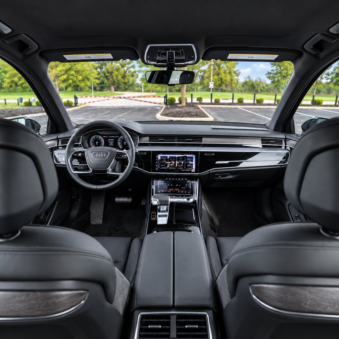 AudiMentor's tweet photo. Our first 2027 has arrived.

The 2027 #AudiA8 L 55 TFSI quattro, finished in Mythos Black Metallic with the Executive Plus Package and Black Optic Package.

#Audi #A8L #AudiQuattro #LuxurySedan #MythosBlack #AudiMentor #PenskeAutomotive #PenskeCars #AudiOhio #ClevelandCars https://t.co/412N9ImqSs