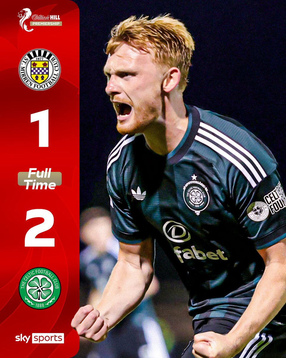 SkyFootball's tweet photo. Celtic come from behind to take all three points ✅ https://t.co/cIw46eADbv