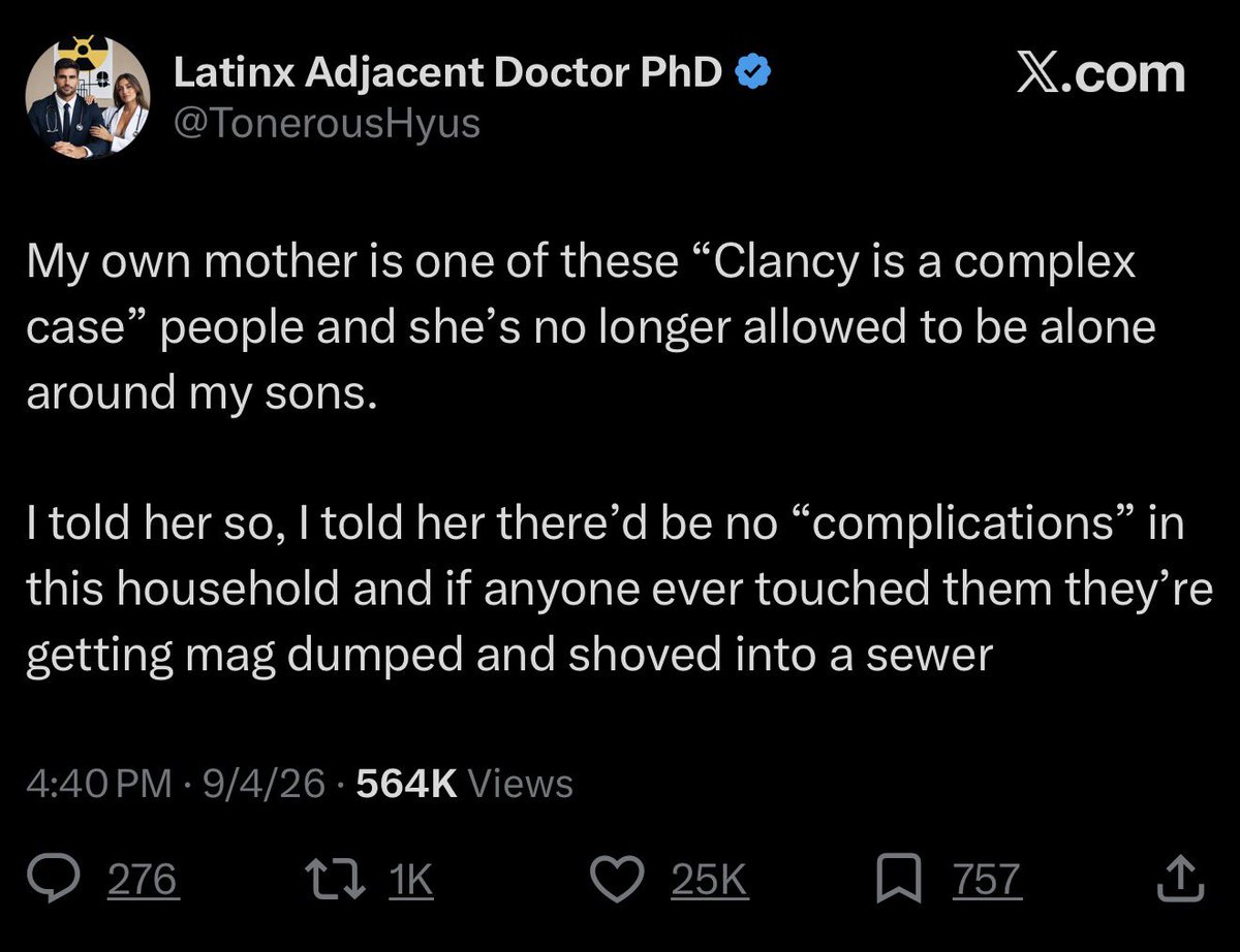 Villgecrazylady's tweet photo. Chronically online conservachuds fantasizing about beating their wives and mag dumping their moms before shoving their bodies in a sewer… totally normal stuff. 

Definitely not part of any kind of social engineering experiment 👍 https://t.co/bBQwe8Hghm