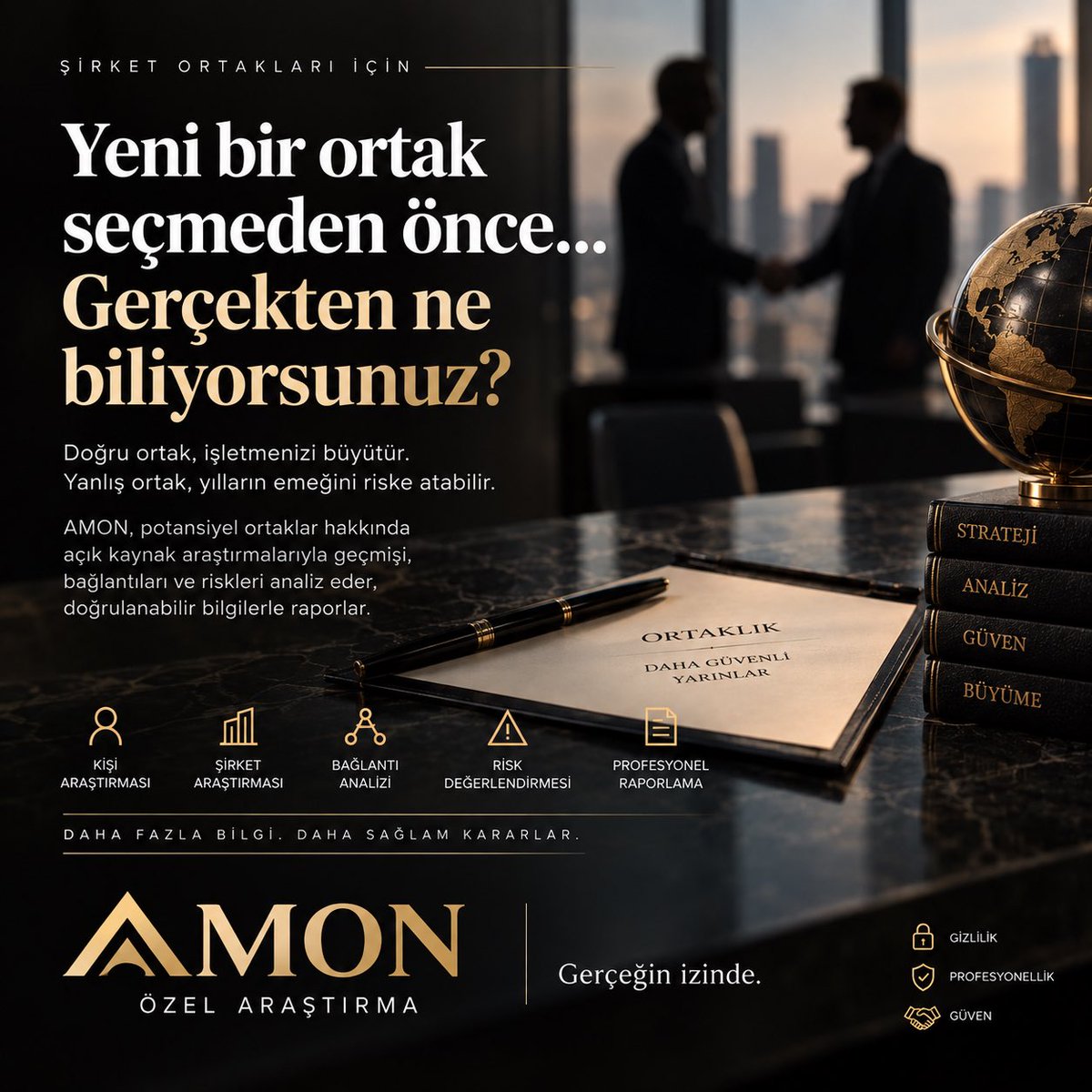 amonresearch's tweet photo. Karar sizin. Araştırma AMON’un işi.

AMON | Gerçeğin izinde.

#AMON #AMONResearch #ÖzelAraştırma #ŞirketAraştırması #Ortaklık #Ticariİstihbarat #DueDiligence #OSINT #RiskAnalizi #İşDünyası #Girişimcilik https://t.co/Ymfjvw8G8f
