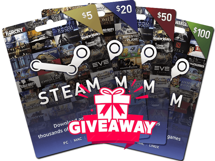 SteamGamesPC's tweet photo. 💸"$5 STEAM GIFT CARD"💸 GIVEAWAY
⏰ Ends SEPTEMBER 7th ⏰

How to Win🏆:
1️⃣Like &amp; Retweet this Tweet👇
https://t.co/YdJ4o3V0Xk
2️⃣♻️Repost &amp;❤️Like 

📧DM me to sponsor a giveaway like this!
#Giveaway #SteamGame #IndieGameDev #Steamworks #SteamWallet #FreeSteamKeys https://t.co/tsNyZEQ7xi